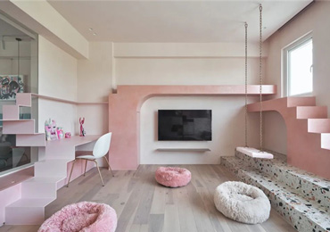 【设计案例】看艺术涂料,如何打造混搭风度假别墅?