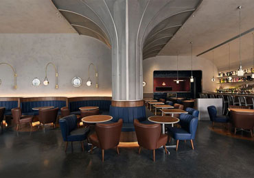 艺术涂料商业空间运用：邂逅Virginian号游轮酒吧×西餐厅