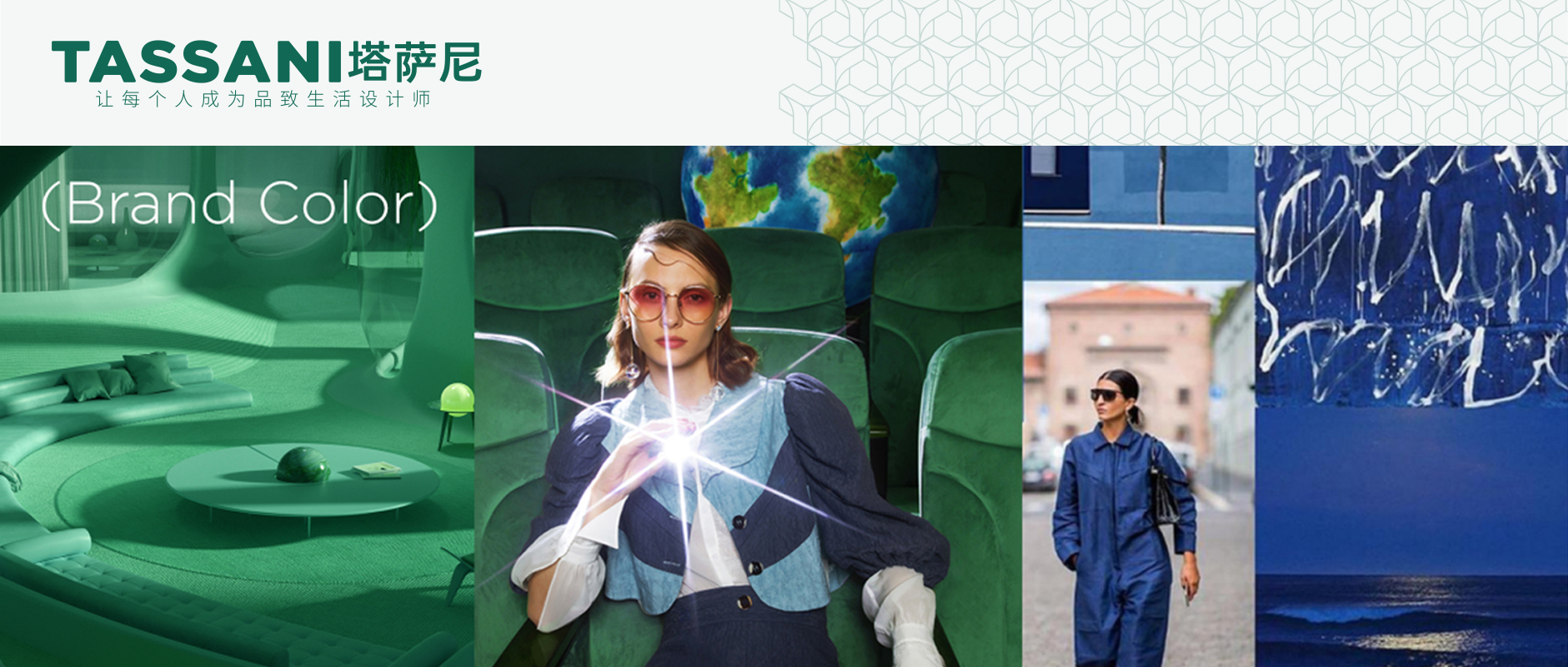 TASSANI塔萨尼 | 全新VI色彩升级， 抢鲜看最深邃的绿色！